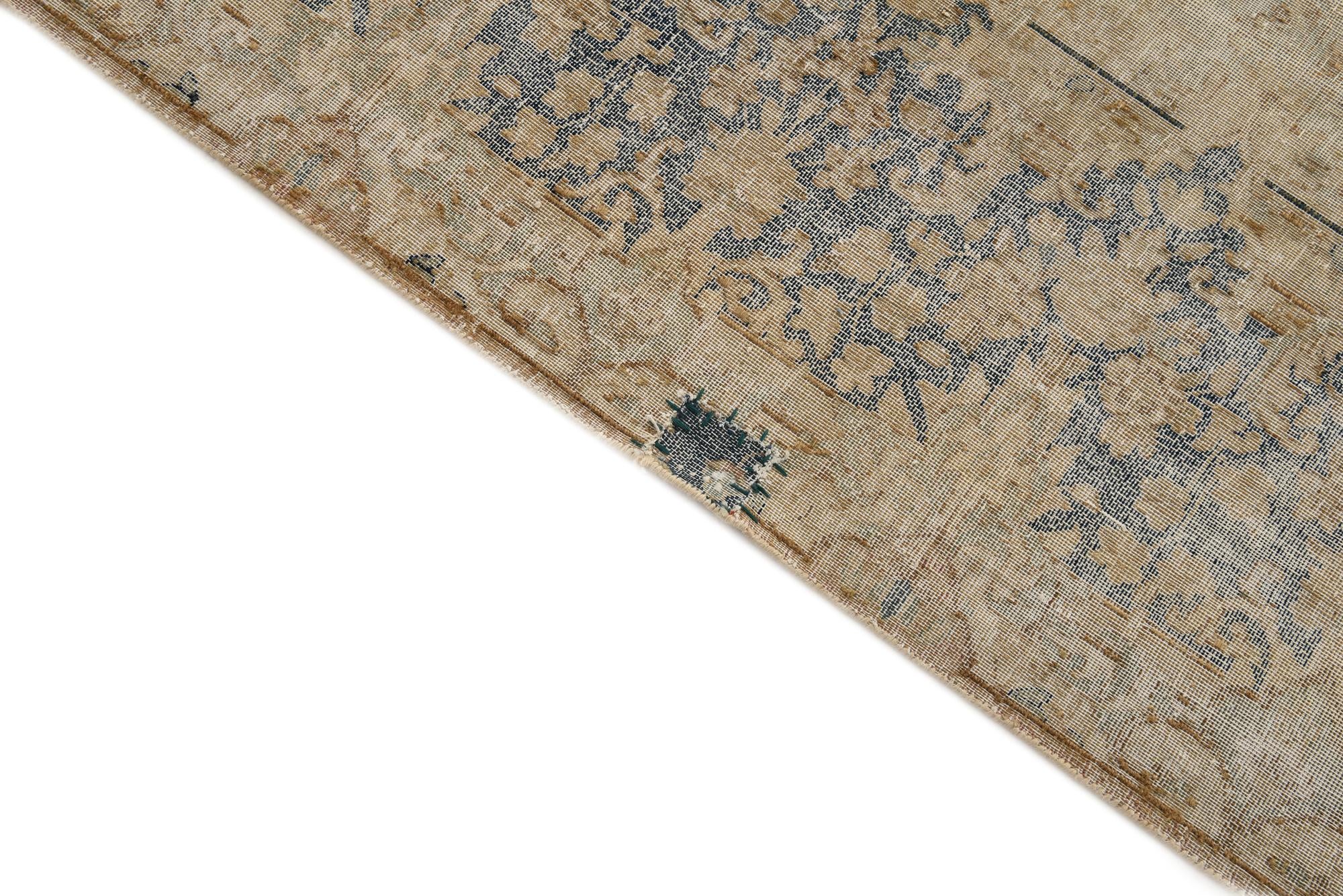 10' x 13' Hand Knotted Ultra Vintage Persian Wool Rug