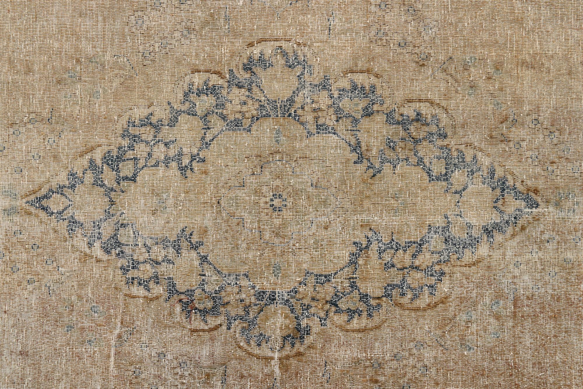 10' x 13' Hand Knotted Ultra Vintage Persian Wool Rug