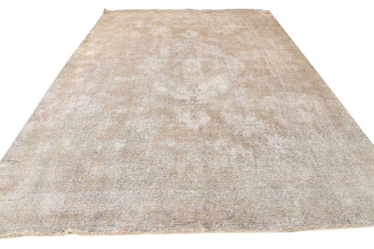 Detail image of 9' 2 x 12' 9 Hand Knotted Ultra Vintage Persian Wool Rug