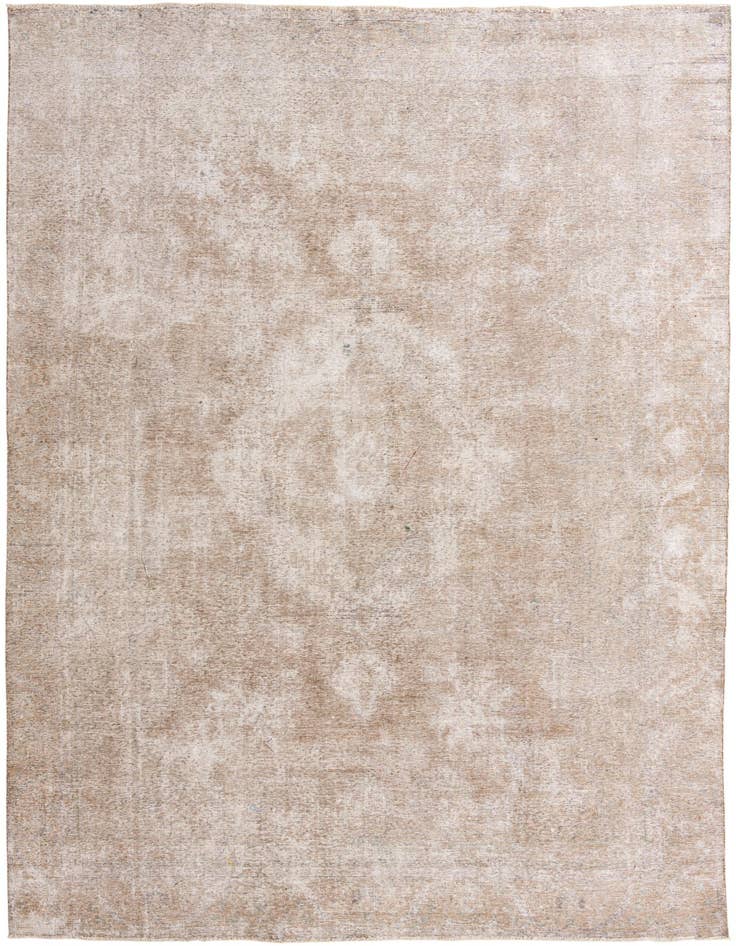 Detail image of 9' 2 x 12' 9 Hand Knotted Ultra Vintage Persian Wool Rug