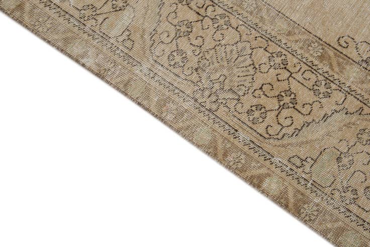 Detail image of 9' 7 x 12' 10 Hand Knotted Ultra Vintage Persian Wool Rug