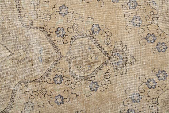 9' 7 x 12' 10 Hand Knotted Ultra Vintage Persian Wool Rug