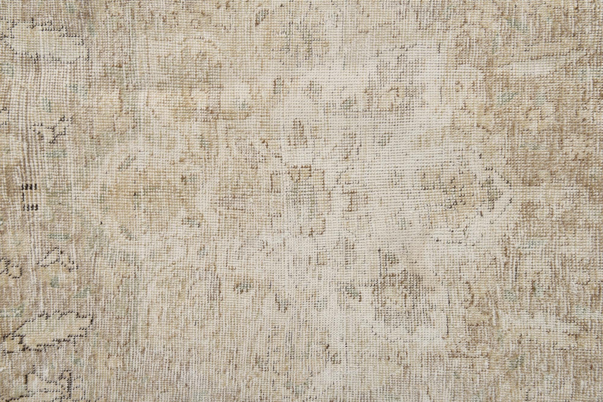 9' 2 x 12' 4 Hand Knotted Ultra Vintage Persian Wool Rug
