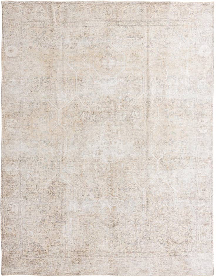 Detail image of 9' 2 x 12' 4 Hand Knotted Ultra Vintage Persian Wool Rug