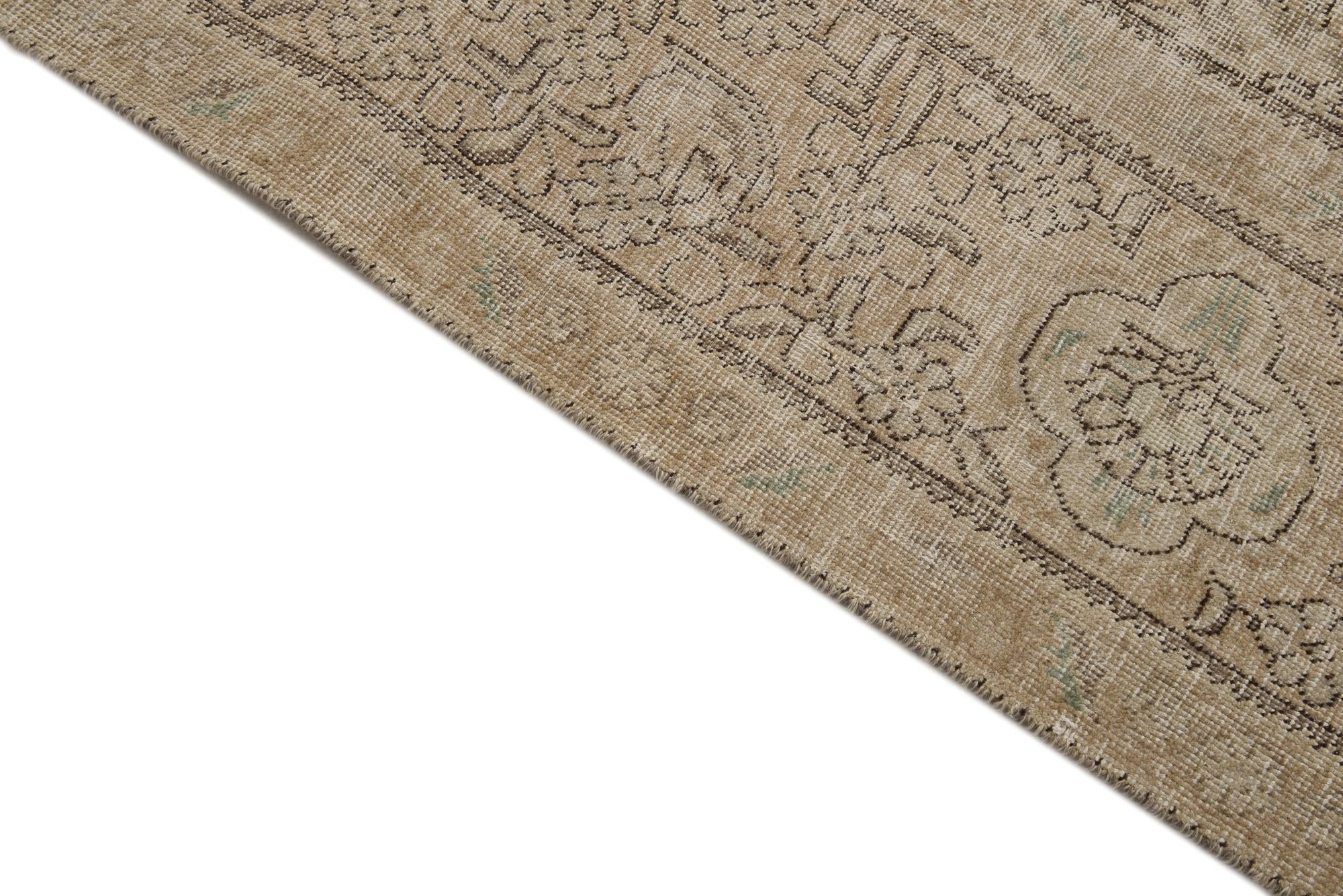 9' 7 x 12' 8 Hand Knotted Ultra Vintage Persian Wool Rug