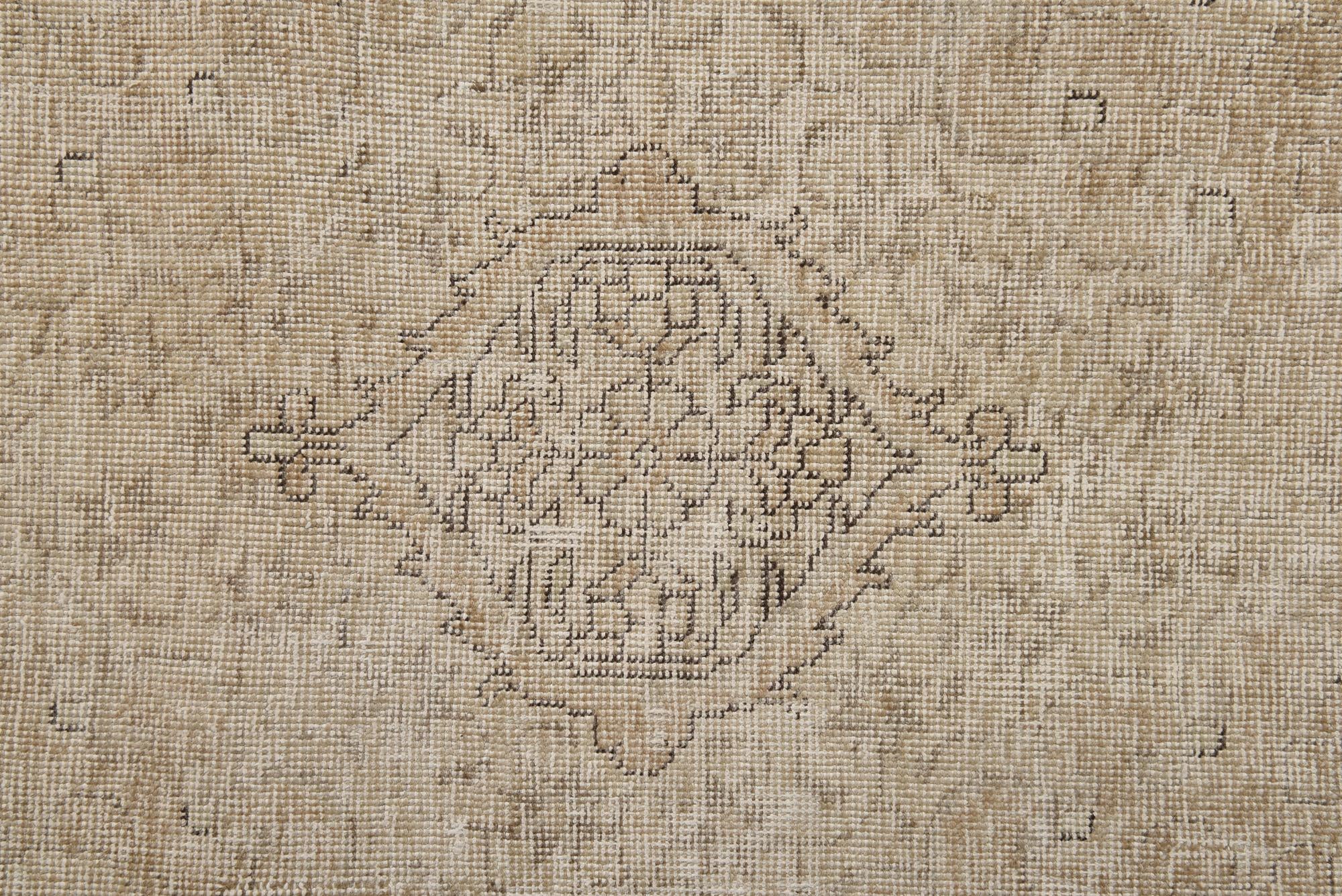 9' 7 x 12' 8 Hand Knotted Ultra Vintage Persian Wool Rug
