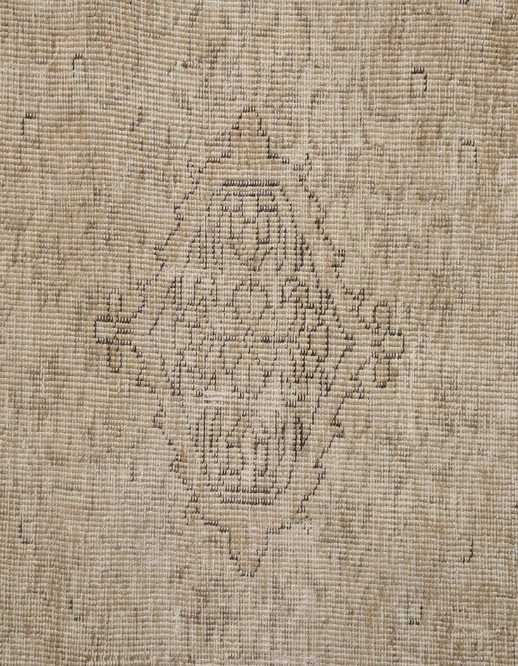 Detail image of 9' 7 x 12' 8  Hand Knotted Ultra Vintage Persian Wool Rug