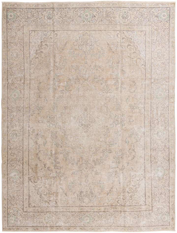 290cm x 385cm Handgeknüpft Ultra Vintage Persisch Wolle Teppich