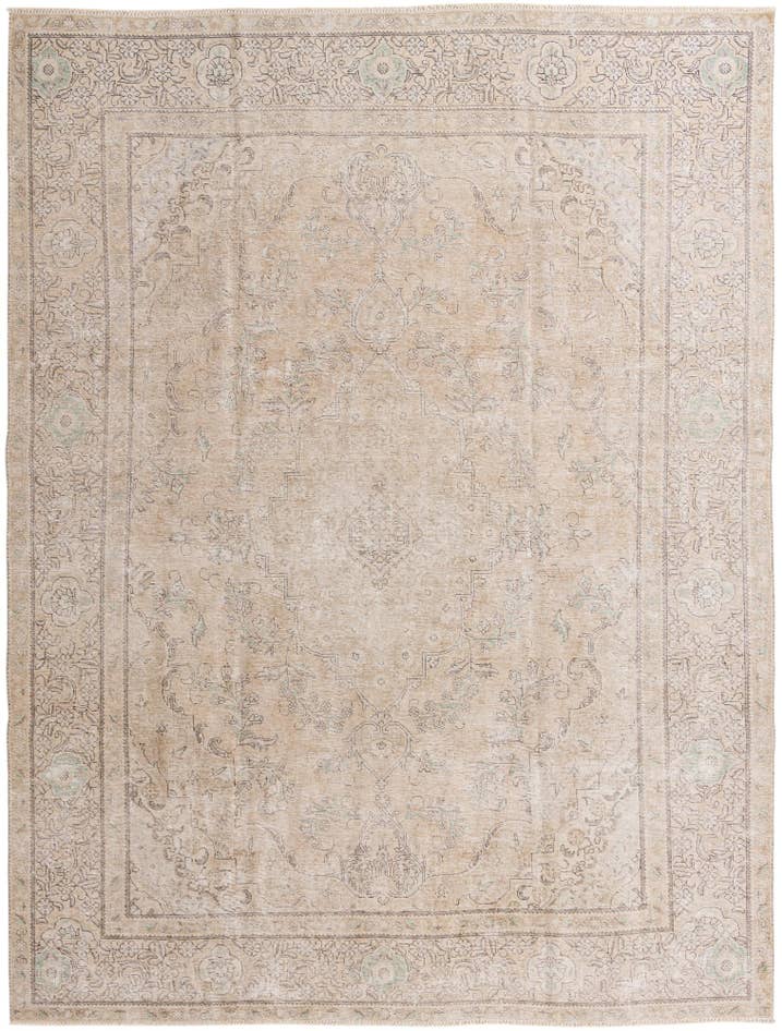 Detailansicht von 290cm x 385cm Handgeknüpft Ultra Vintage Persisch Wolle Teppich