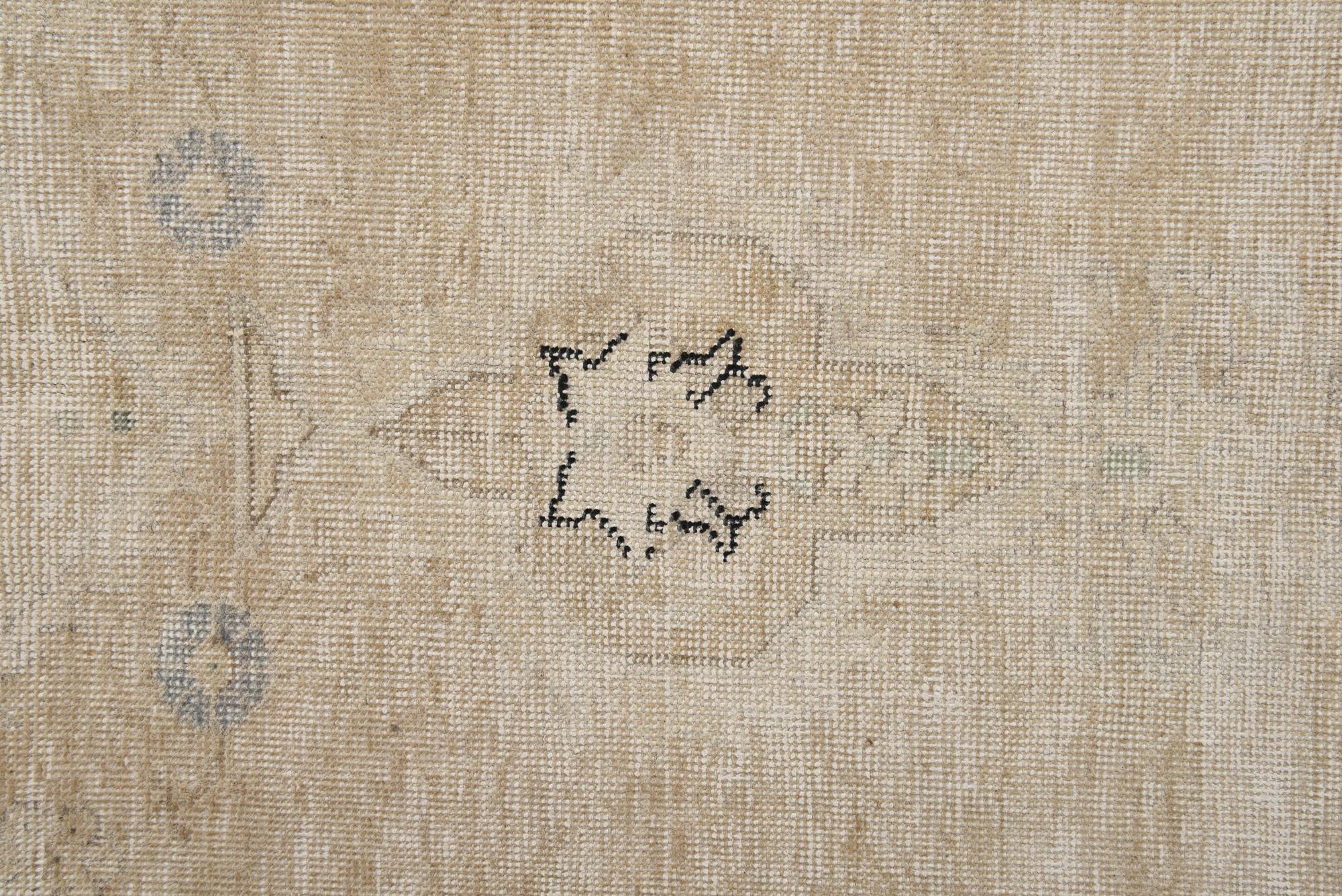 9' 7 x 12' 3 Hand Knotted Ultra Vintage Persian Wool Rug
