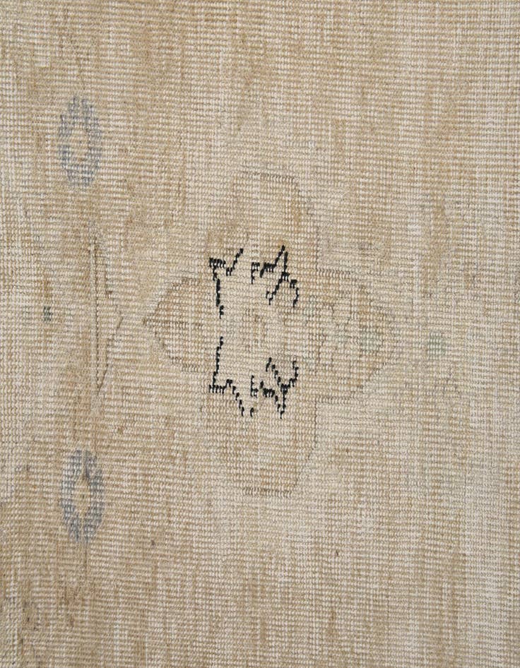 Detail image of 9' 7 x 12' 3  Hand Knotted Ultra Vintage Persian Wool Rug