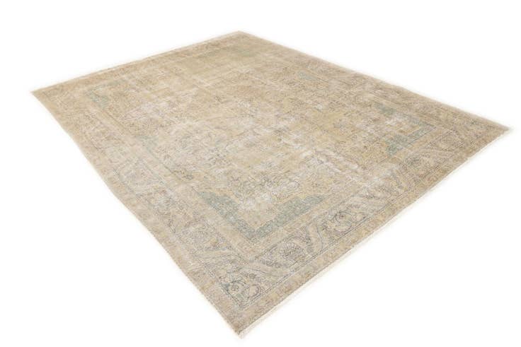Detail image of 9' 4 x 12' 7 Hand Knotted Ultra Vintage Persian Wool Rug