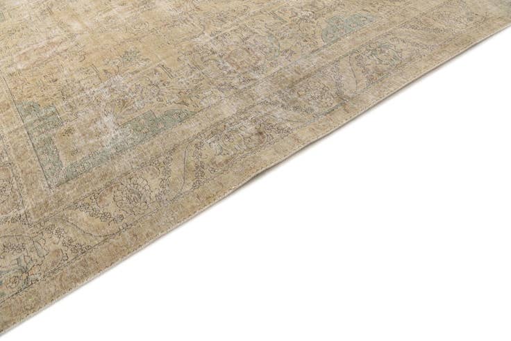 Detail image of 9' 4 x 12' 7 Hand Knotted Ultra Vintage Persian Wool Rug