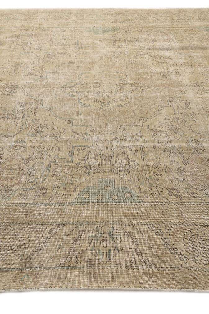 9' 4 x 12' 7 Hand Knotted Ultra Vintage Persian Wool Rug