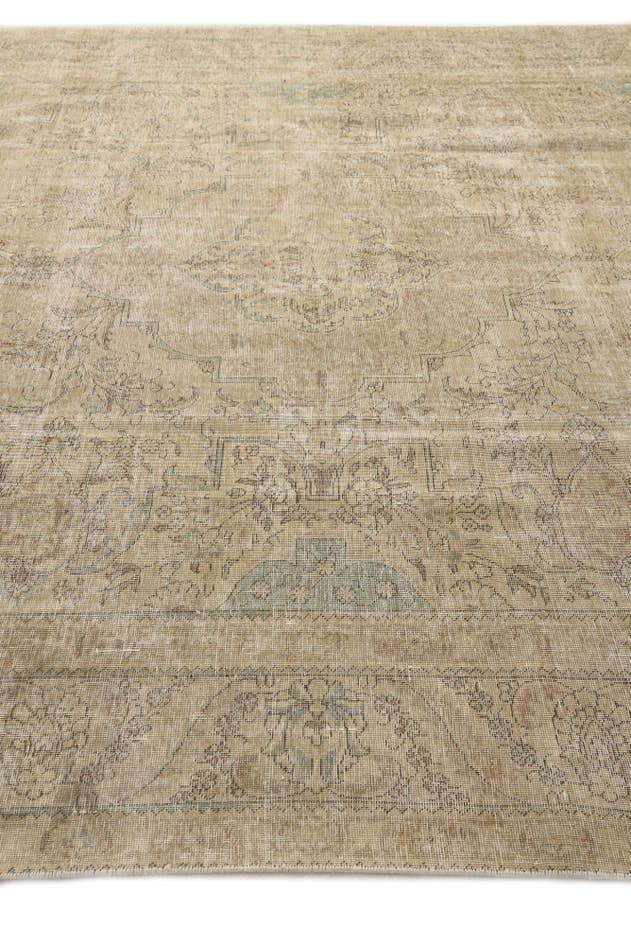 Detail image of 9' 4 x 12' 7 Hand Knotted Ultra Vintage Persian Wool Rug