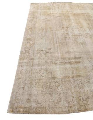 Detail image of 9' 3 x 10' 5  Hand Knotted Ultra Vintage Persian Wool Rug