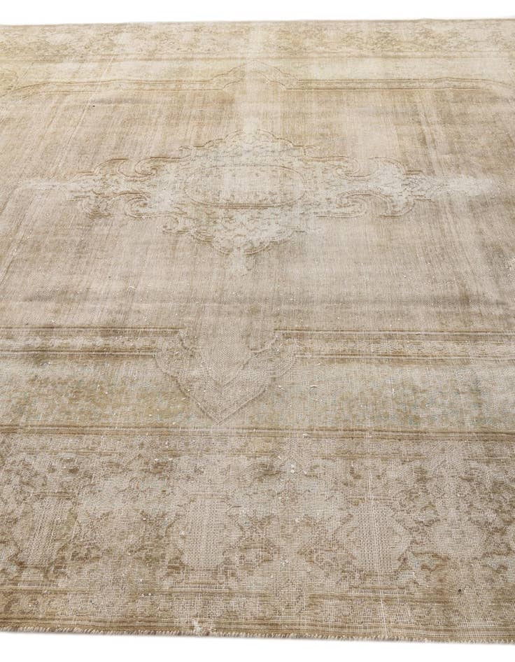 Detail image of 9' 3 x 10' 5  Hand Knotted Ultra Vintage Persian Wool Rug