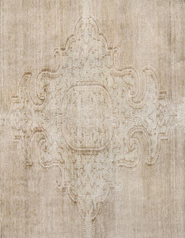 Detail image of 9' 3 x 10' 5  Hand Knotted Ultra Vintage Persian Wool Rug