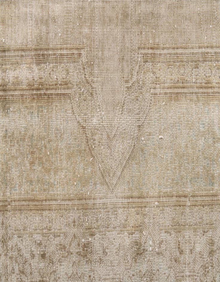 Detail image of 9' 3 x 10' 5  Hand Knotted Ultra Vintage Persian Wool Rug