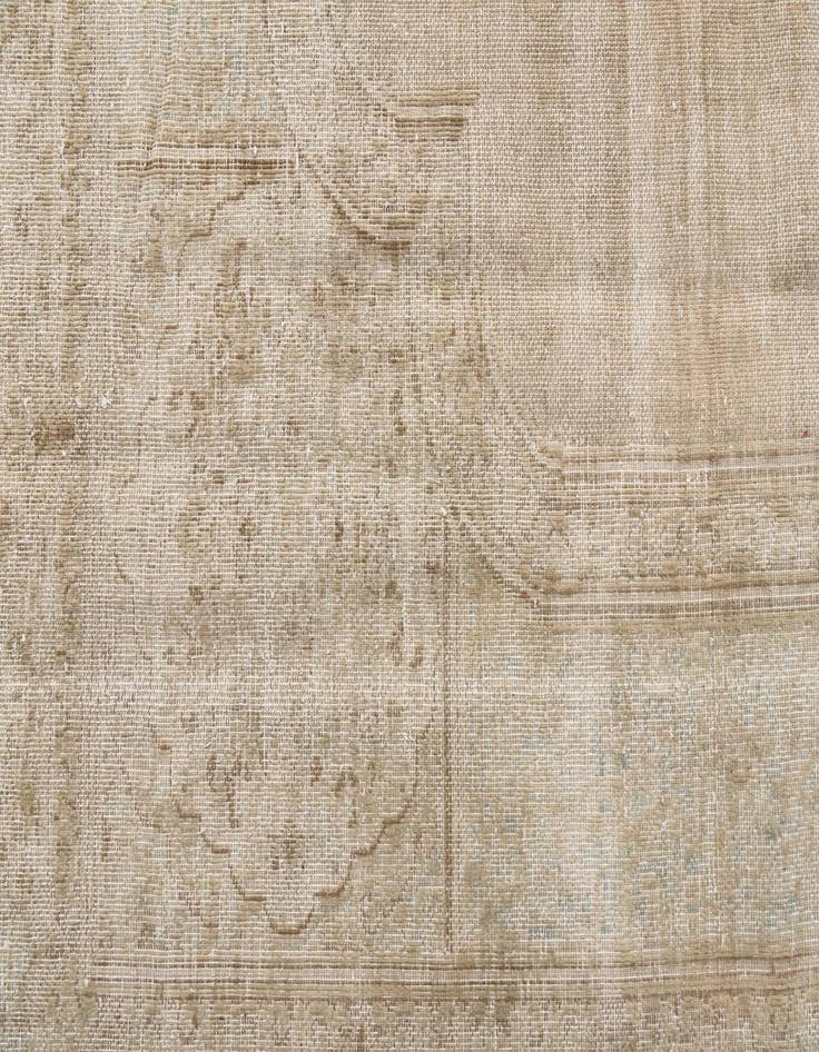 Detail image of 9' 3 x 10' 5  Hand Knotted Ultra Vintage Persian Wool Rug