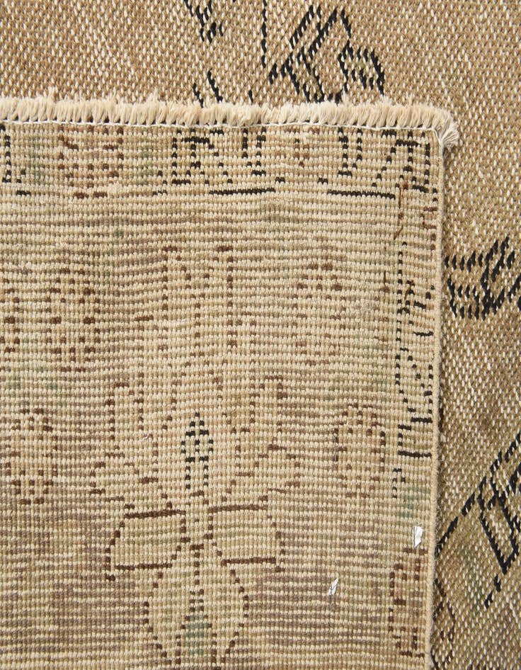 Detail image of 9' 6 x 12' 6  Hand Knotted Ultra Vintage Persian Wool Rug