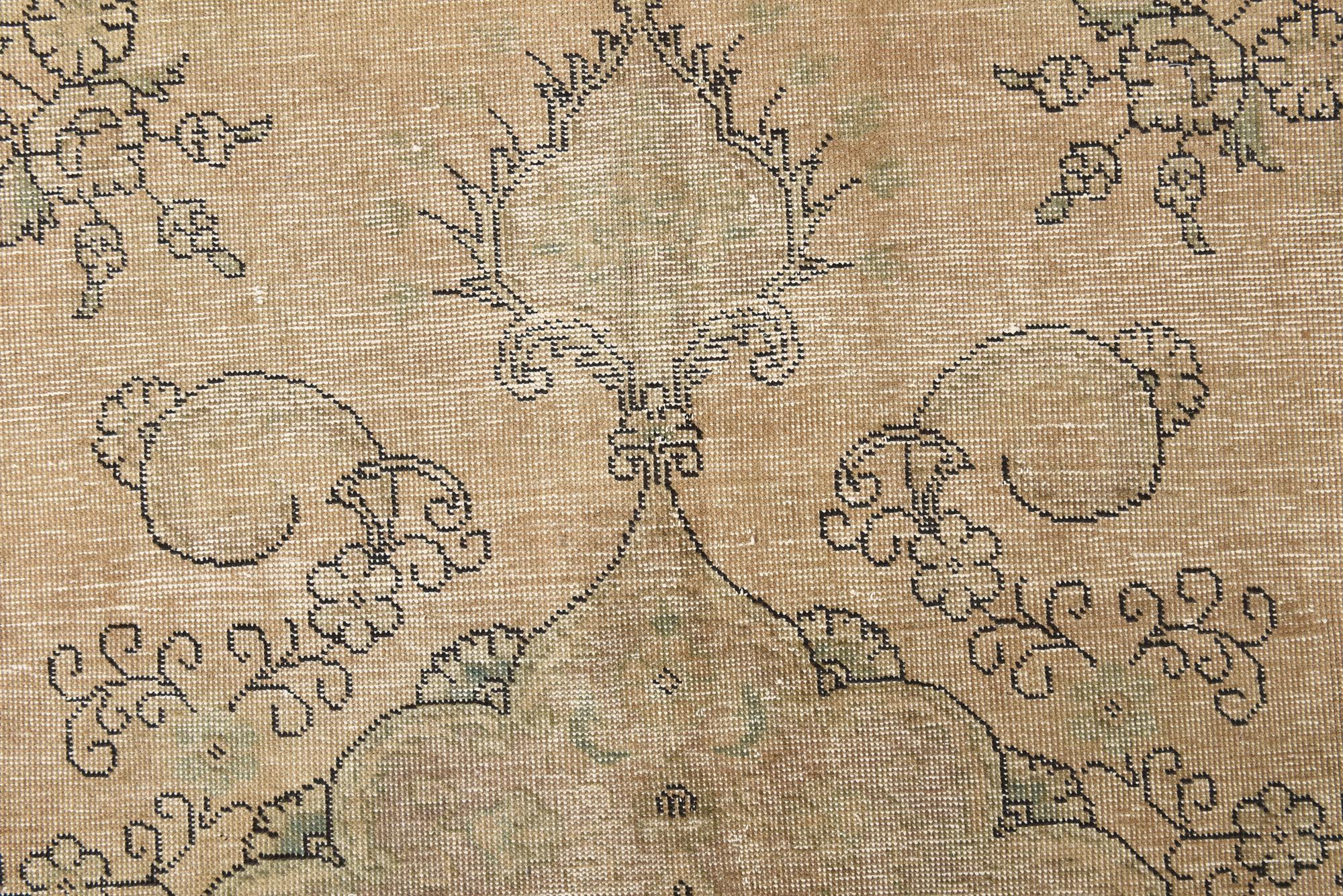 9' 6 x 12' 6 Hand Knotted Ultra Vintage Persian Wool Rug