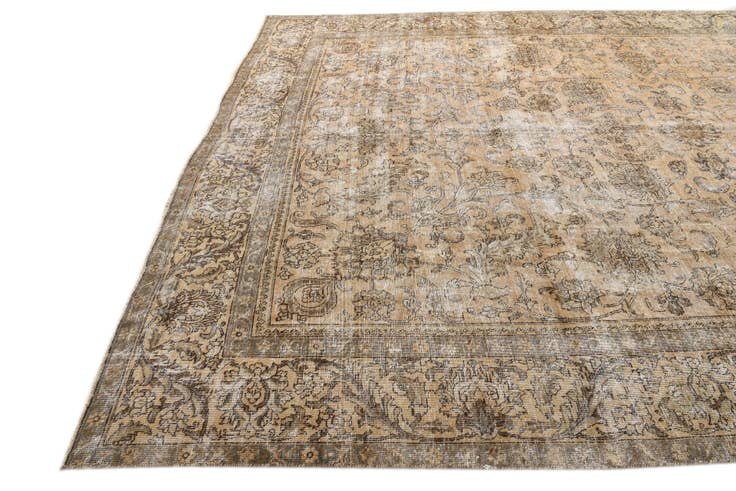 Detailansicht von 295cm x 380cm Handgeknüpft Ultra Vintage Persisch Wolle Teppich