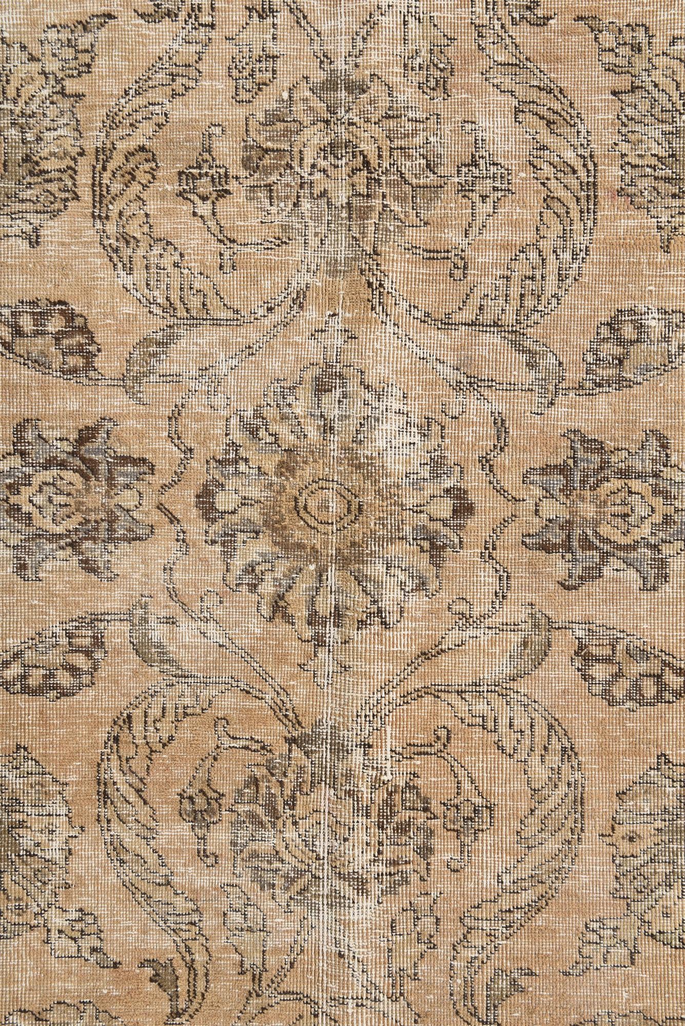9' 8 x 12' 6 Hand Knotted Ultra Vintage Persian Wool Rug