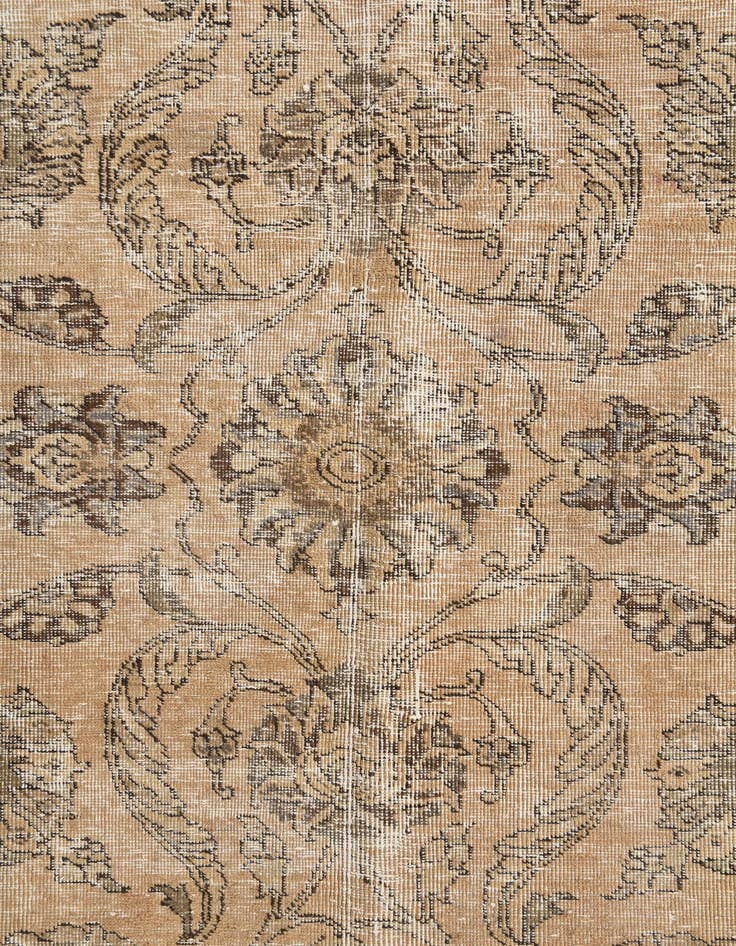 Detail image of 9' 8 x 12' 6  Hand Knotted Ultra Vintage Persian Wool Rug