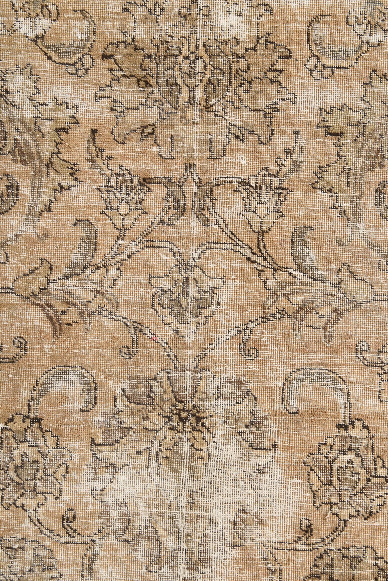 9' 8 x 12' 6 Hand Knotted Ultra Vintage Persian Wool Rug