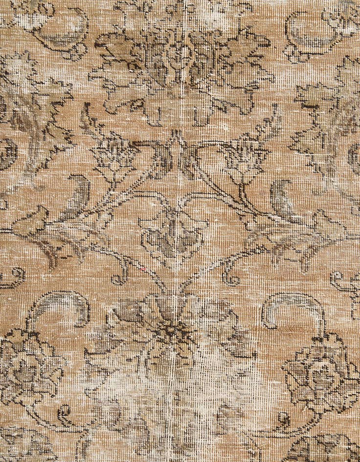 Detail image of 9' 8 x 12' 6  Hand Knotted Ultra Vintage Persian Wool Rug