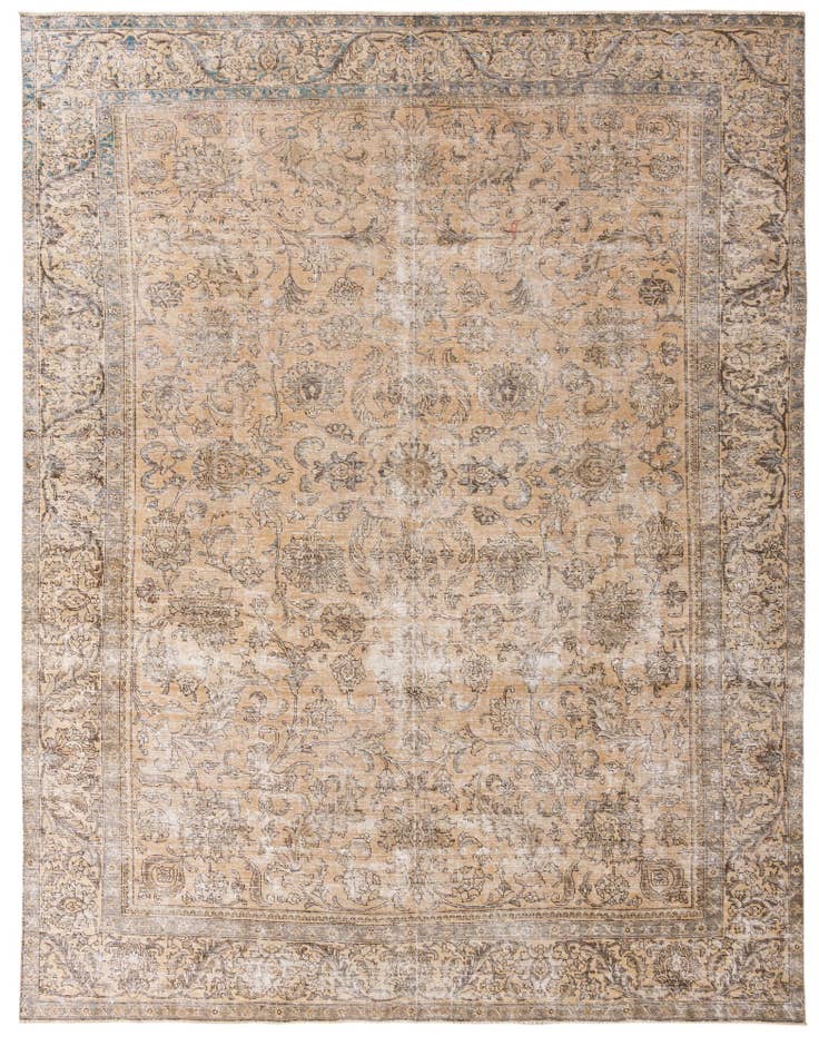 Detailansicht von 295cm x 380cm Handgeknüpft Ultra Vintage Persisch Wolle Teppich