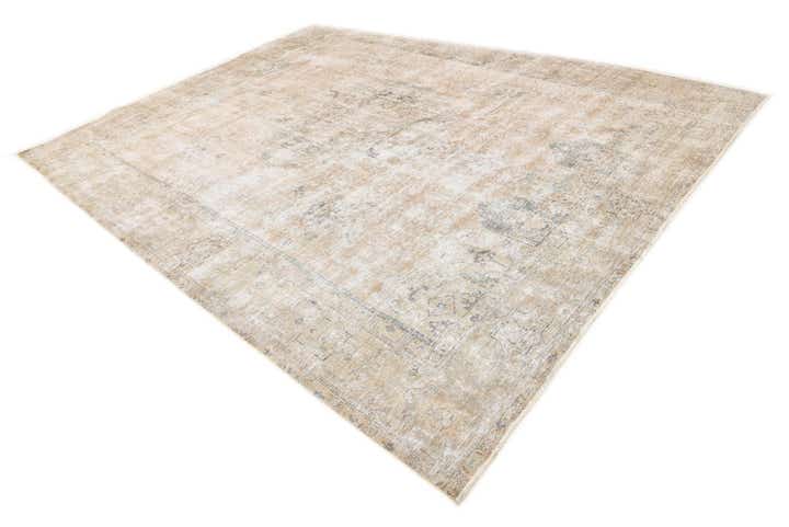 10' x 12' 8 Hand Knotted Ultra Vintage Persian Wool Rug