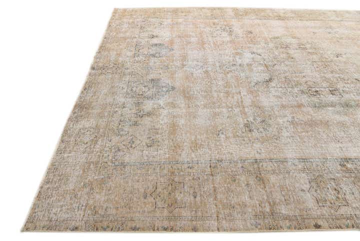 10' x 12' 8 Hand Knotted Ultra Vintage Persian Wool Rug