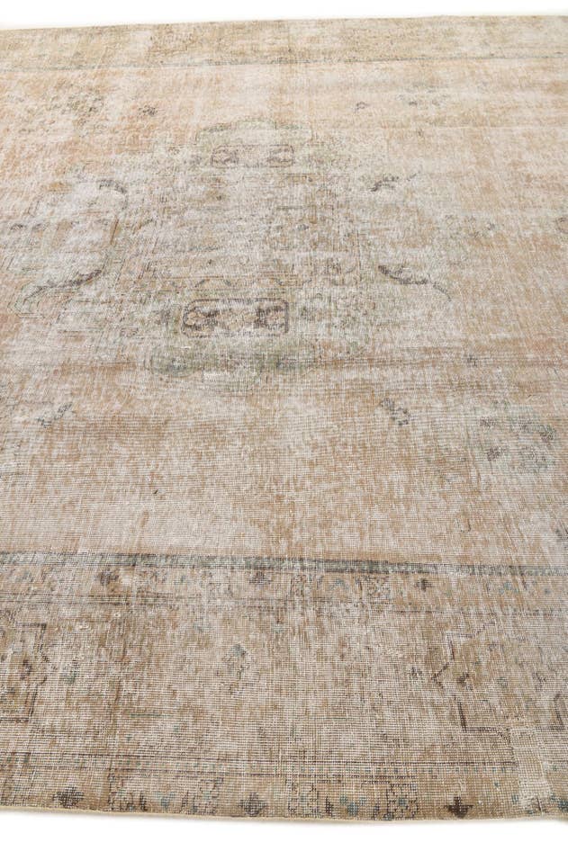 Detail image of 10' x 12' 8 Hand Knotted Ultra Vintage Persian Wool Rug