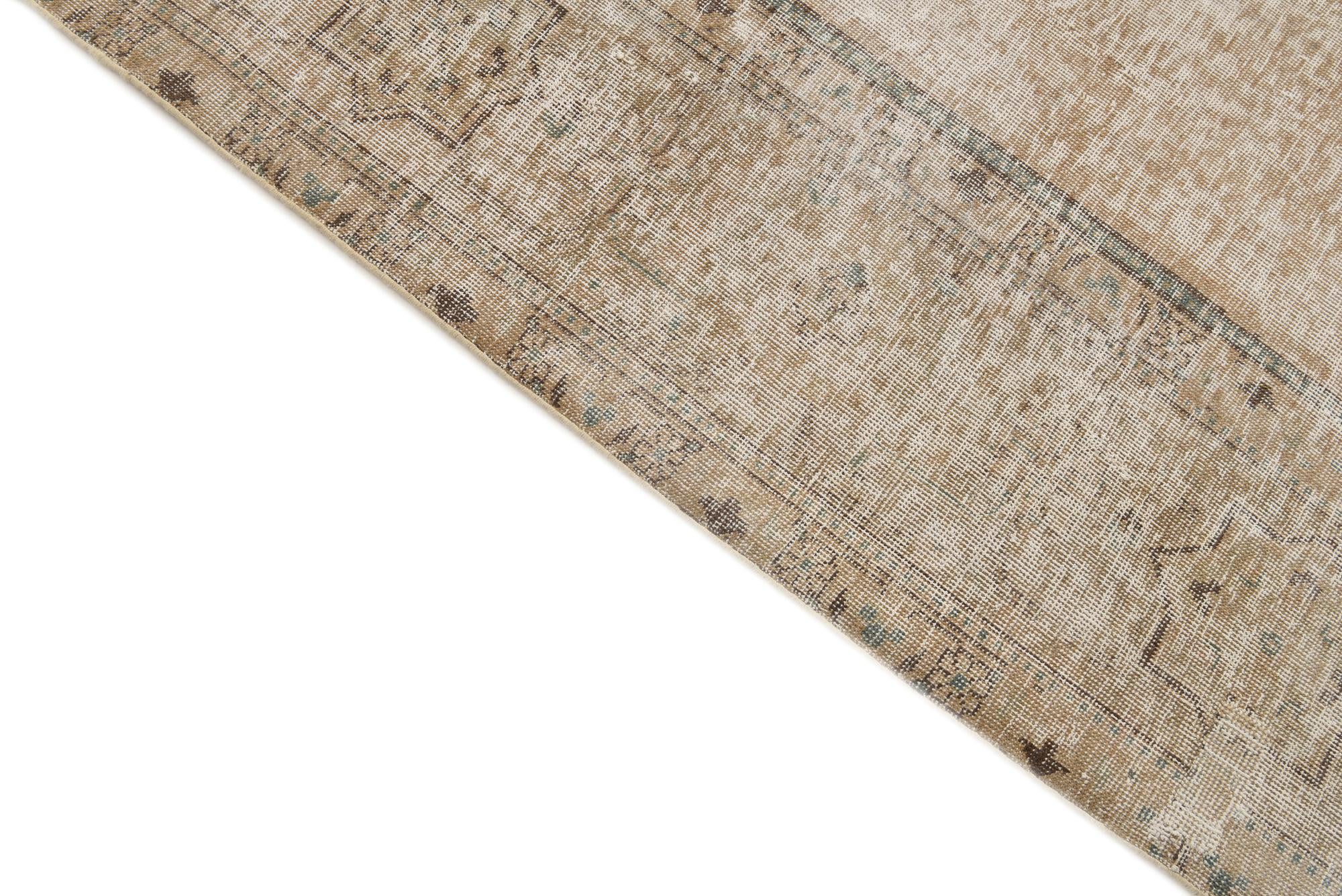 10' x 12' 8 Hand Knotted Ultra Vintage Persian Wool Rug
