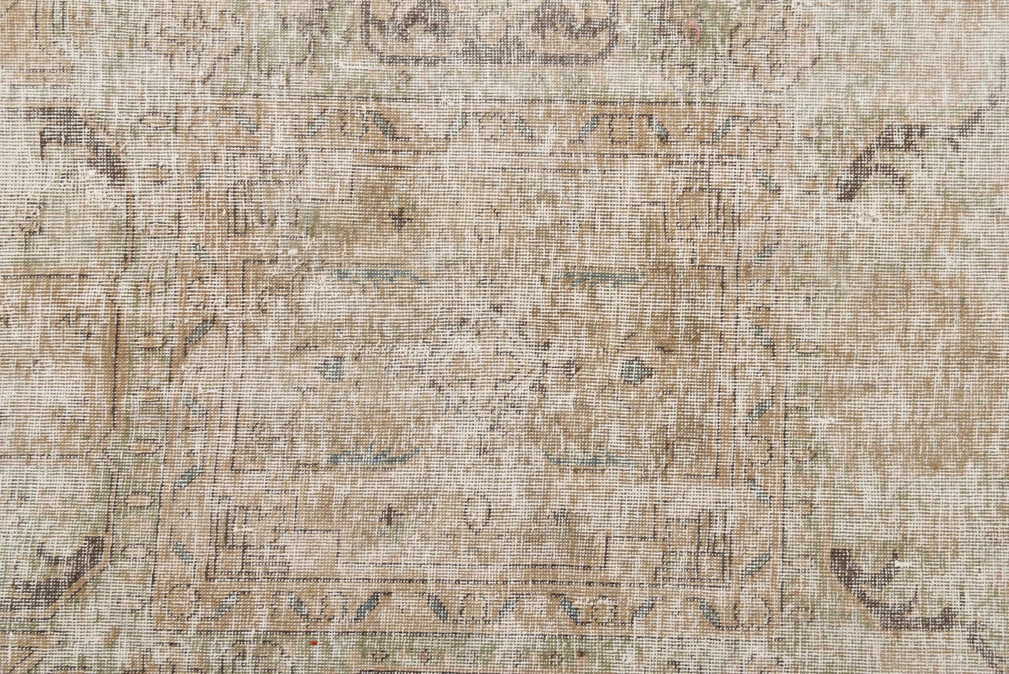 10' x 12' 8 Hand Knotted Ultra Vintage Persian Wool Rug