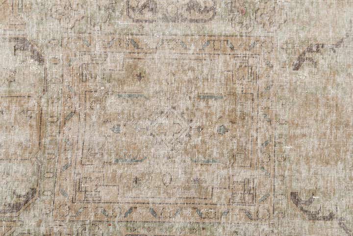 10' x 12' 8 Hand Knotted Ultra Vintage Persian Wool Rug