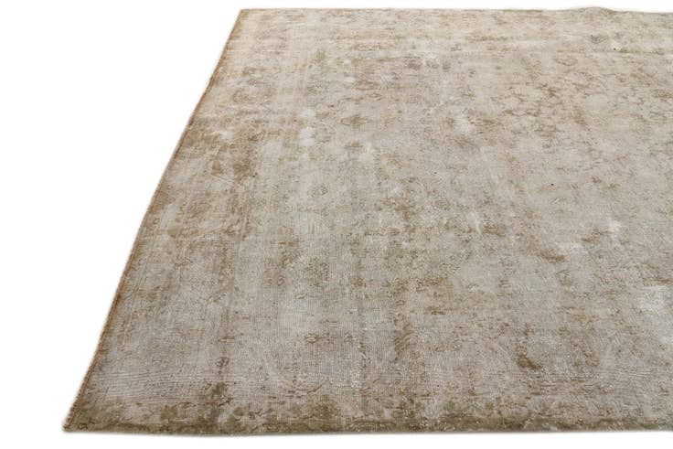 Detail image of 9' 6 x 12' 9 Hand Knotted Ultra Vintage Persian Wool Rug