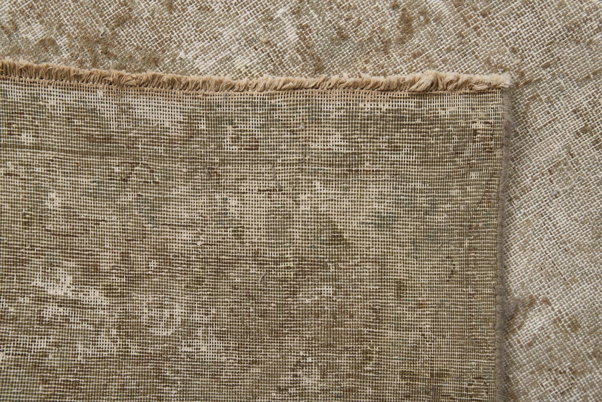 9' 6 x 12' 9 Hand Knotted Ultra Vintage Persian Wool Rug
