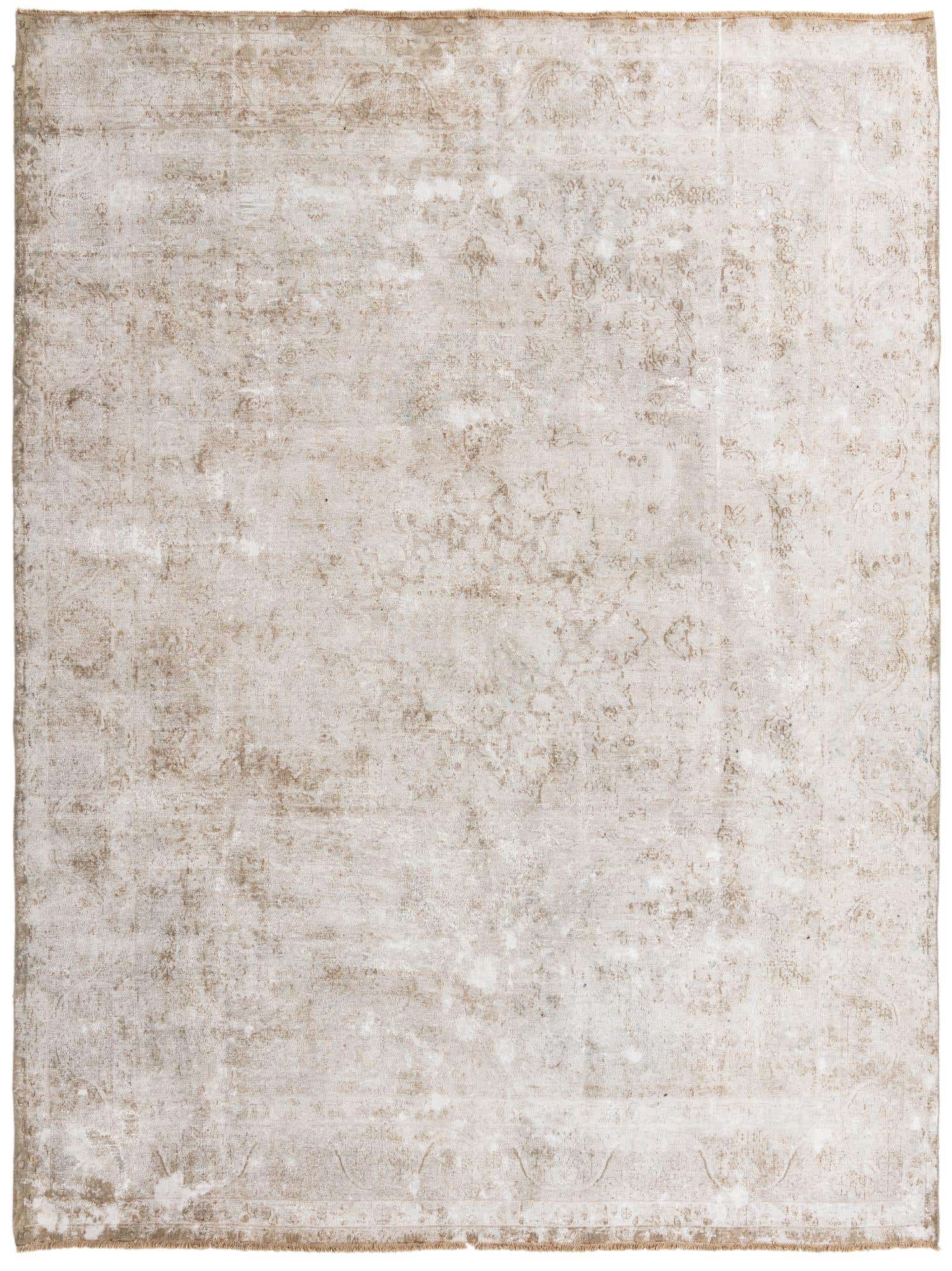 9' 6 x 12' 9 Hand Knotted Ultra Vintage Persian Wool Rug