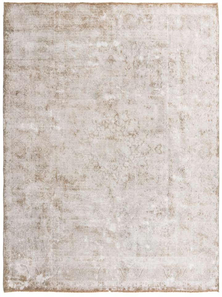 9' 6 x 12' 9 Hand Knotted Ultra Vintage Persian Wool Rug