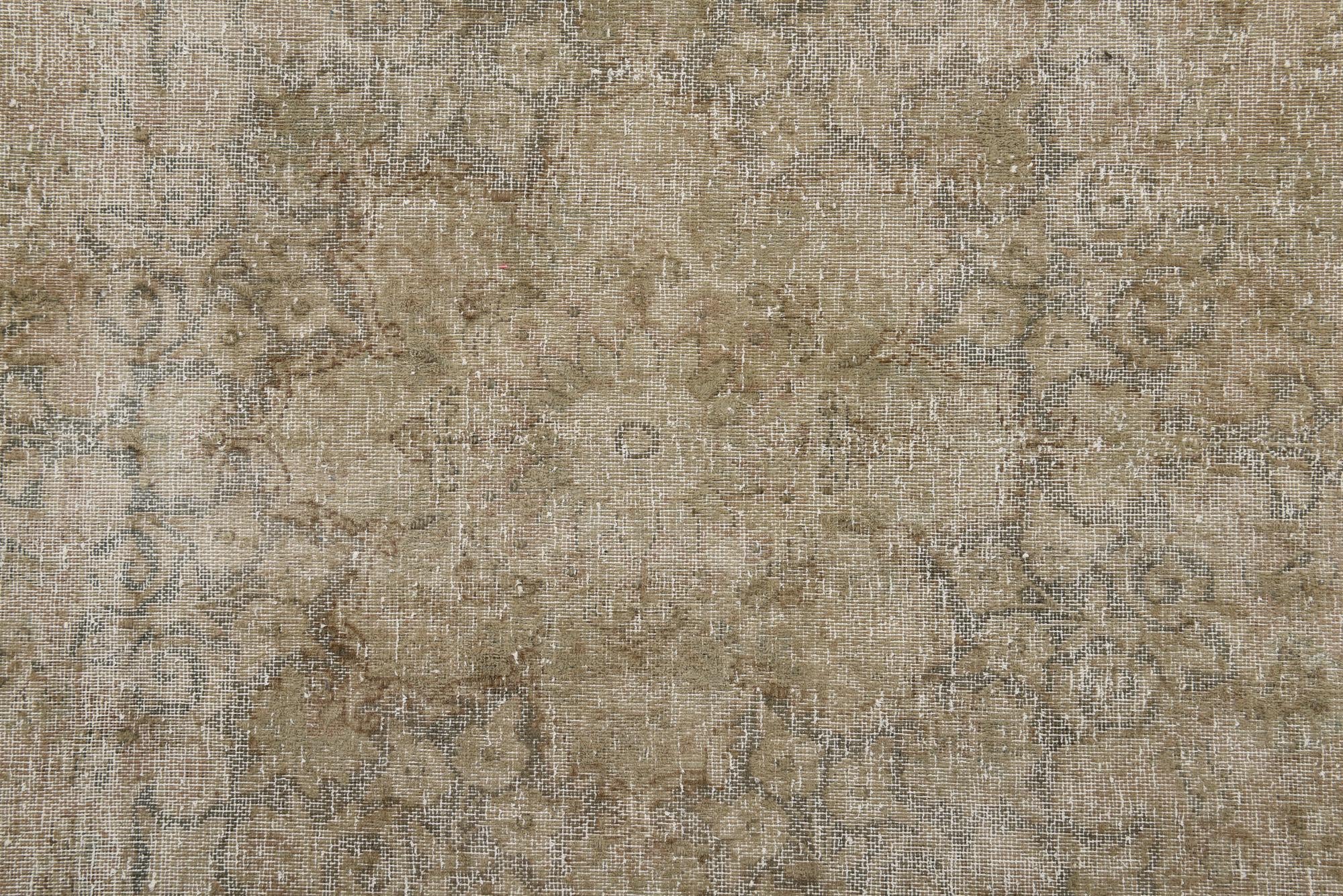 9' 8 x 14' 2 Hand Knotted Ultra Vintage Persian Wool Rug