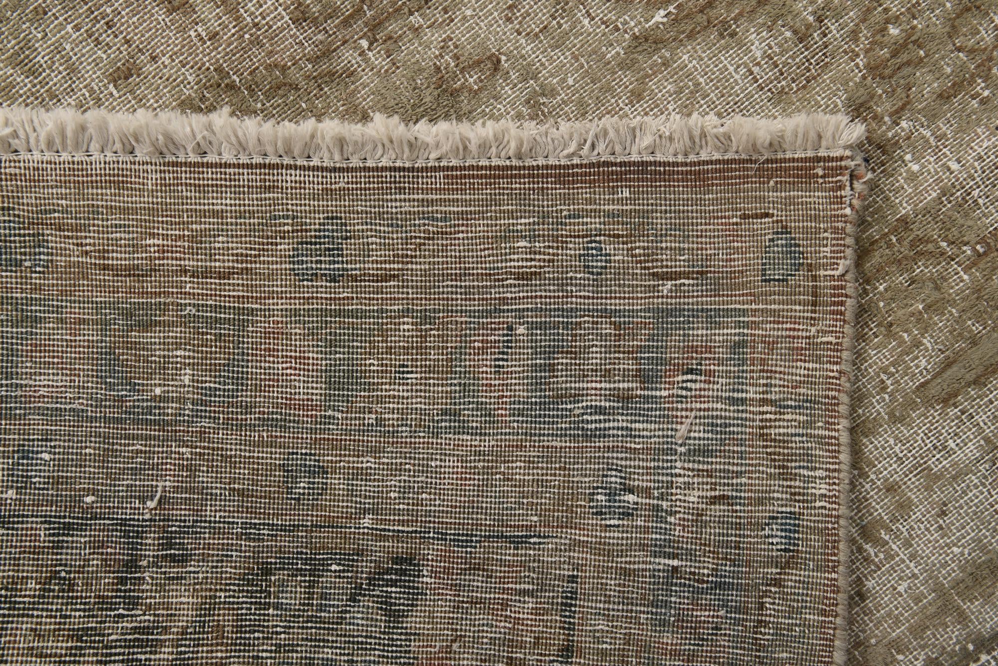 9' 8 x 14' 2 Hand Knotted Ultra Vintage Persian Wool Rug