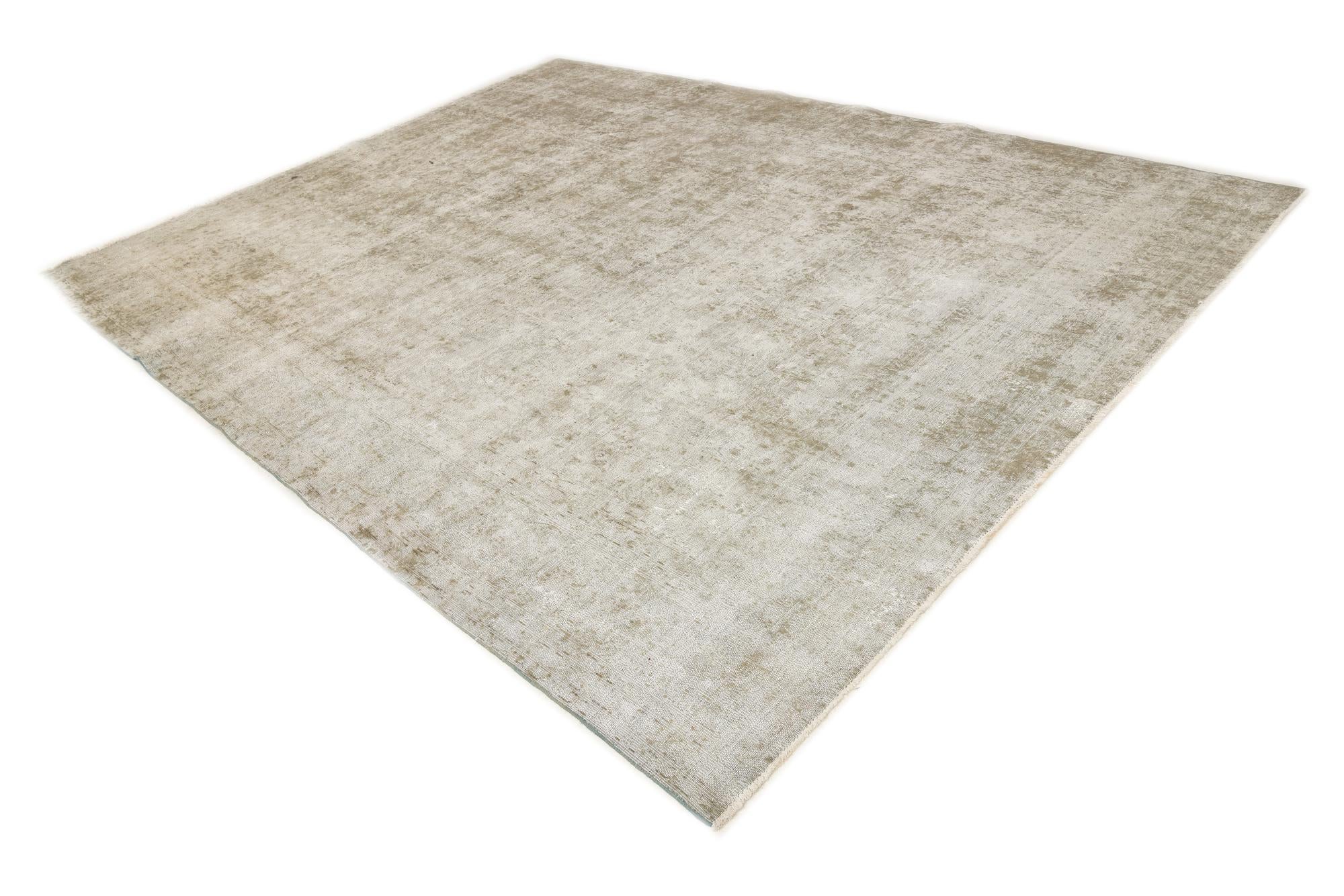 9' 4 x 12' 5 Hand Knotted Ultra Vintage Persian Wool Rug