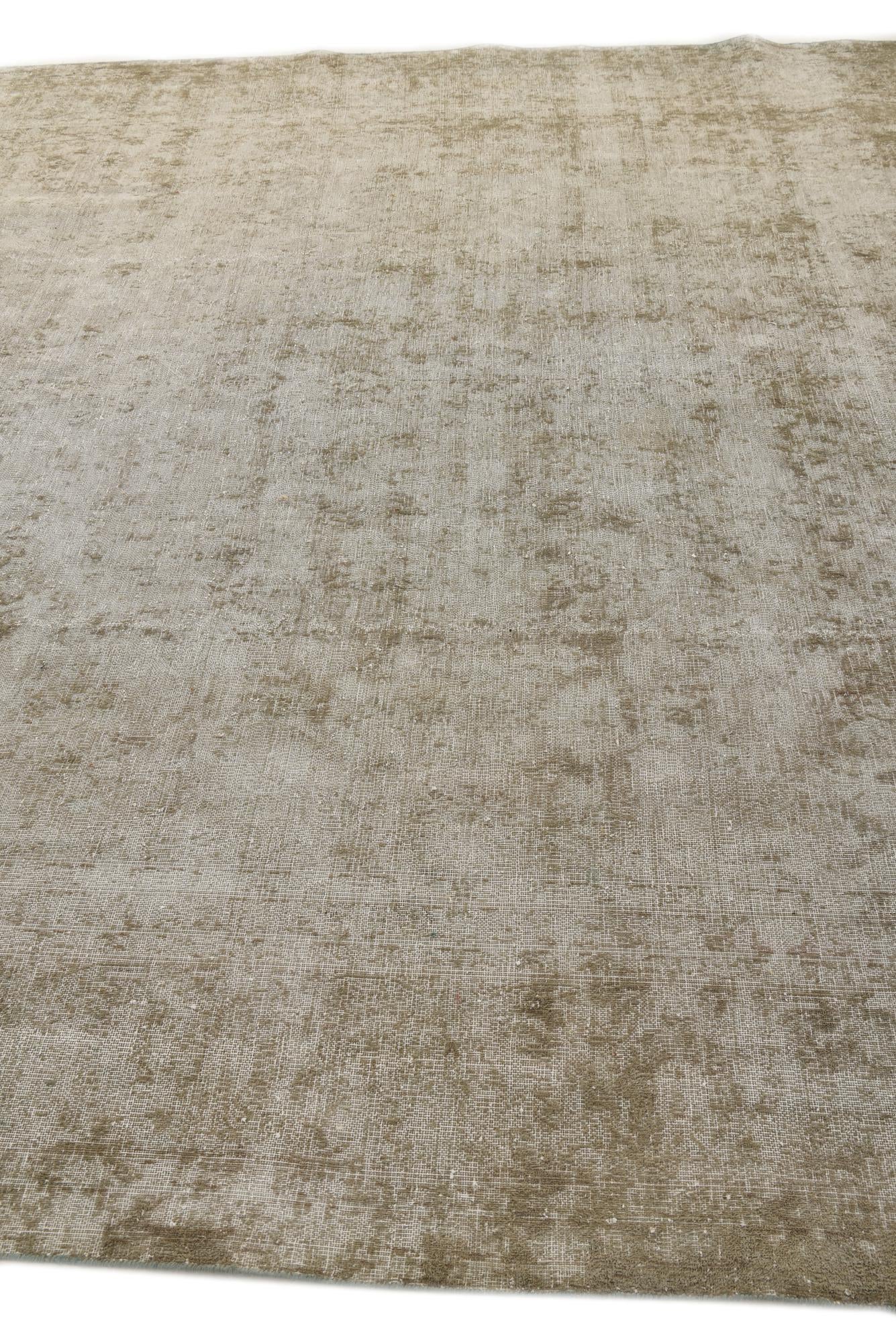 9' 4 x 12' 5 Hand Knotted Ultra Vintage Persian Wool Rug