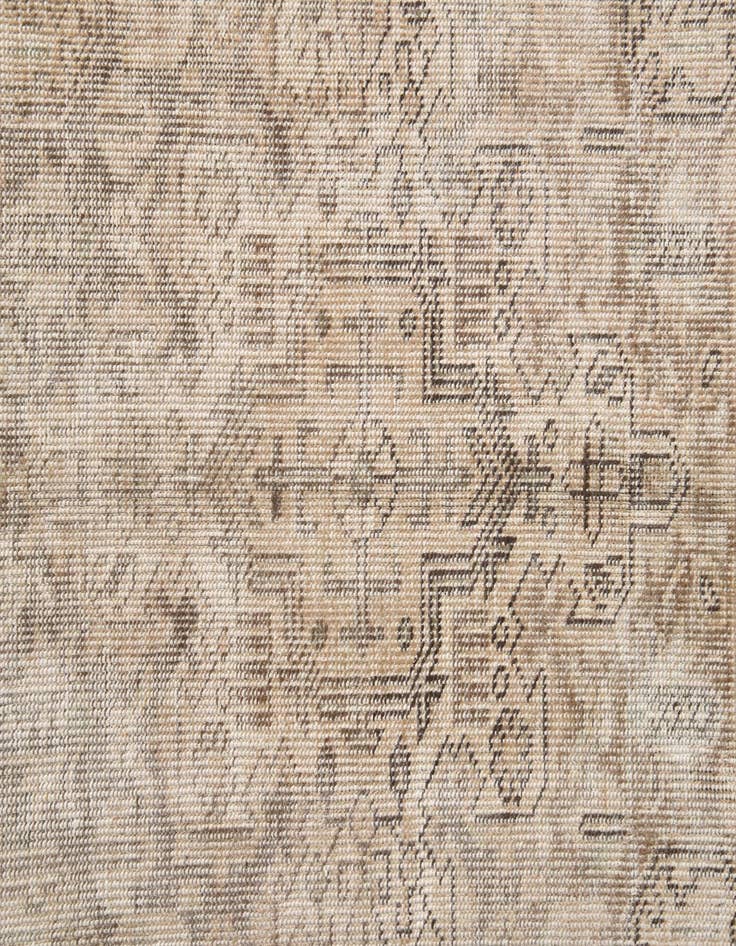 Detail image of 9' 3 x 12' 6  Hand Knotted Ultra Vintage Persian Wool Rug