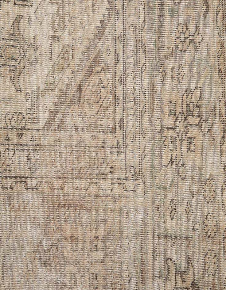 Detail image of 9' 3 x 12' 6  Hand Knotted Ultra Vintage Persian Wool Rug