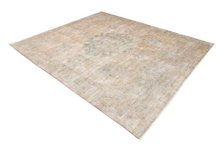 9' 9 x 11' 6 Hand Knotted Ultra Vintage Persian Wool Rug