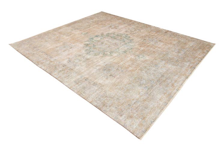 Detail image of 9' 9 x 11' 6 Hand Knotted Ultra Vintage Persian Wool Rug